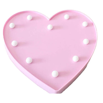 1pc LED Letter Love Heart Lights, Proposal Marriage Romantic Confession Scene Atmosphere Decoration Shaped Lights - MyLootWare