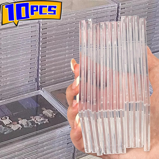 Clear Acrylic Card Holder Snap Type Gaming Sports