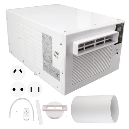 مكيف هواء محمول مع جهاز تحكم عن بعد يعمل باللمس ومبرد هواء للتخييم في الهواء الطلق والسيارة والمطبخ ومبرد هواء يعمل عن بعد بقوة 280 واط