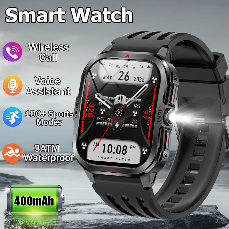 Smartwatch for men 2.01 "high-definition 240*296