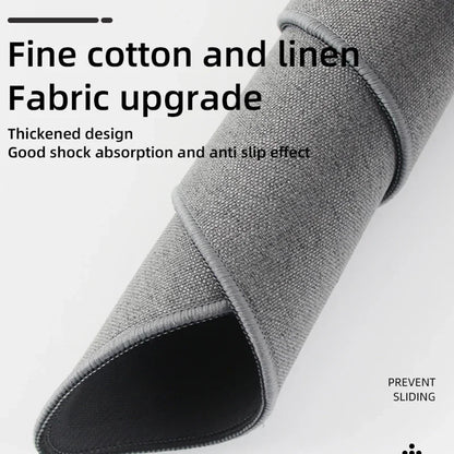Cotton and Linen Rubber XXL Mouse Pad Gaming