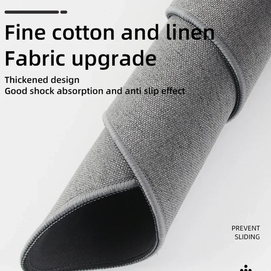 Cotton and Linen Rubber XXL Mouse Pad Gaming