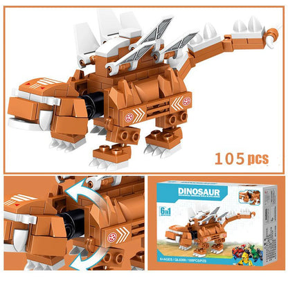 670pcs Dinosaur Building Blocks Dino Robot Toy - MyLootWare