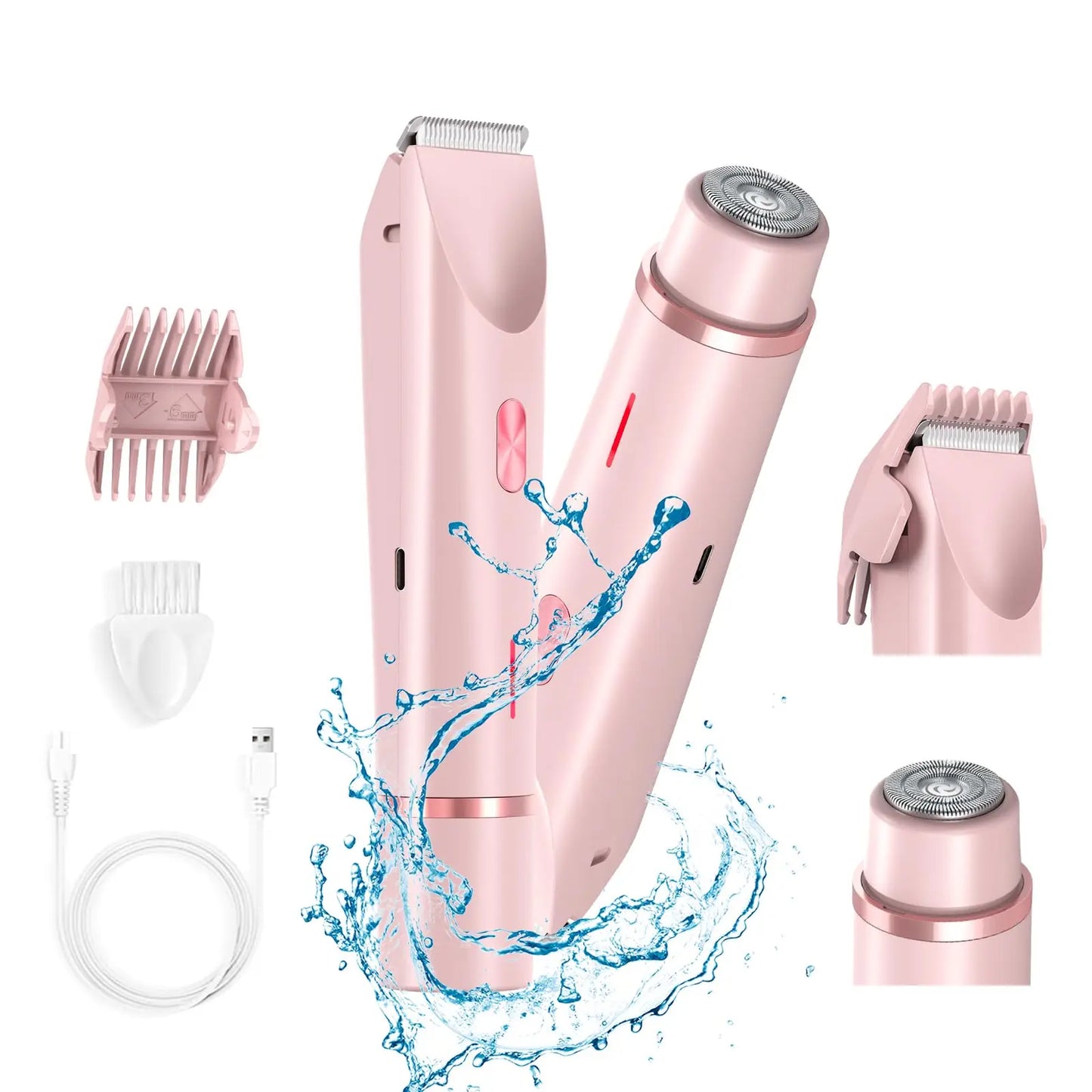Women's 2-in-1 Electric Bikini Trimmer & Shaver