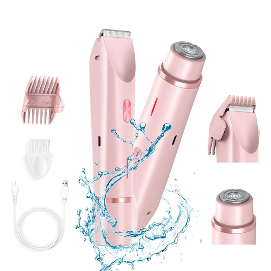 Women's 2-in-1 Electric Bikini Trimmer & Shaver