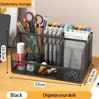 Large Capacity Metal Pen and Pencil Organizer