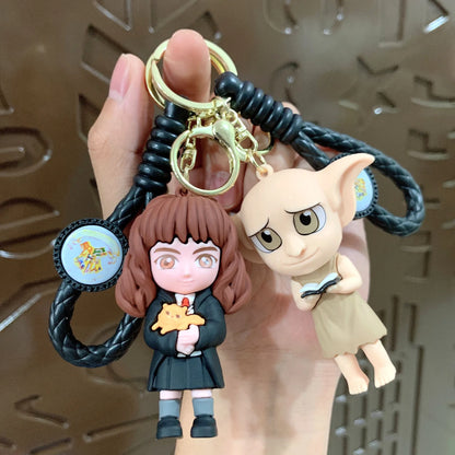 Harry Hogwarts Keychain Cute Cartoon Character Car