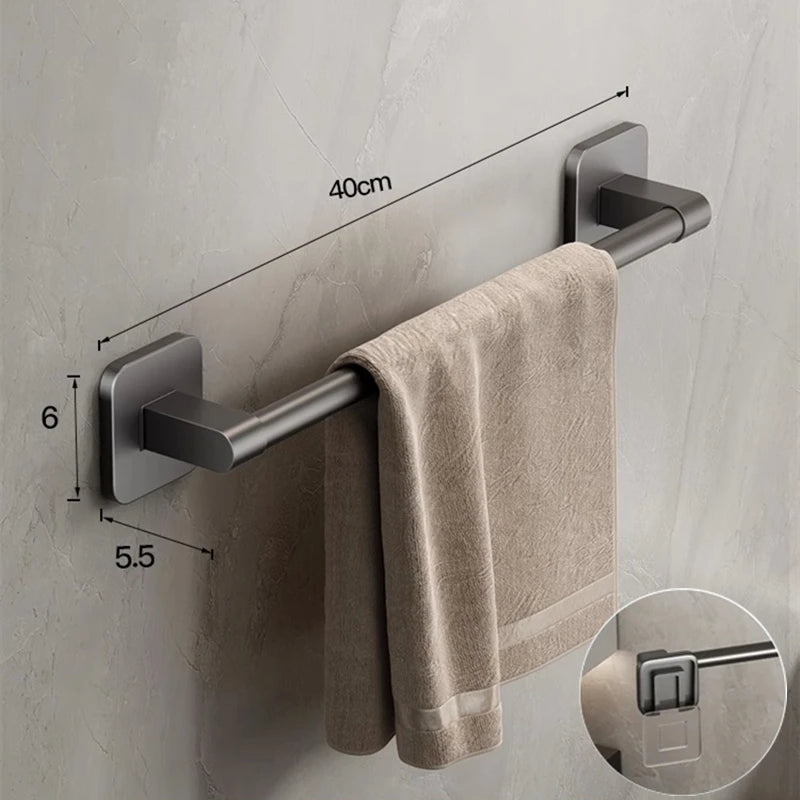 Wall Mounted Towel Holder & Slipper Rack
