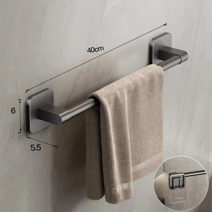 Wall Mounted Towel Holder & Slipper Rack