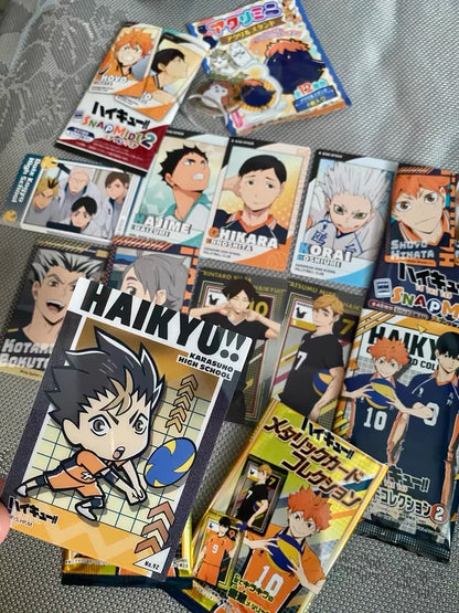 Anime Haikyuu!! Anime Cards Hinata Shoyo Kageyama Tobio Boxuto Kotaro Anime Photocard Tarot Photo Cards For Fans Collection Gift - MyLootWare