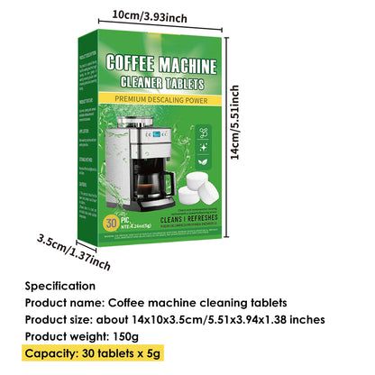 Coffee machine cleaning tablets 8 tablets coffee