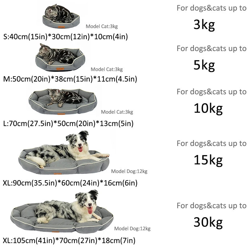 Imitation Velvet Dog Bed Soft & Breathable Mat