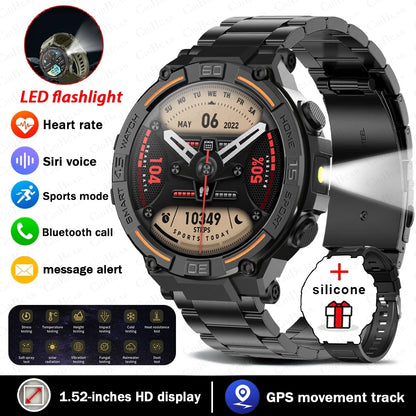 Smartwatch Military Men 360*360 HD Screen