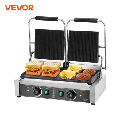 VEVOR Commercial Panini Grill 3600W Electric