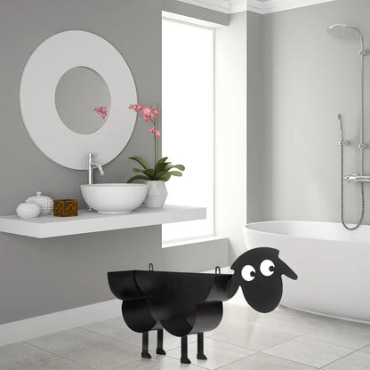 Metal Sheep Shape Toilet Paper Holder Bathroom