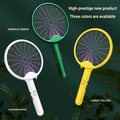 New Electric Mosquito Racket Hand - Hled 3000V Mosquito Killer Lamp Rechargeable Foldable Mosquito Swatter Fly Repellent Lamp Home - MyLootWare