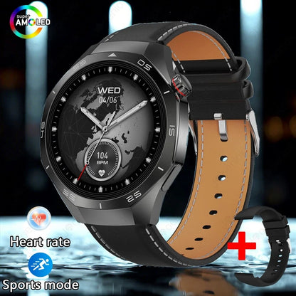 2025 New Smart Watch Men AMOLED HD Display Sports Health Tracker Waterproof Bluetooth Call Smartwatch Men For HUAWEI GT5 PRO - MyLootWare