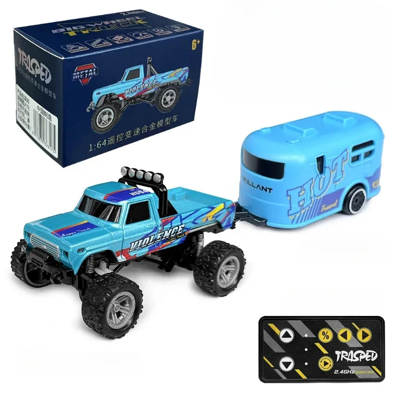 RC Off-Road Monster Truck 1/64 Remote Control Mini