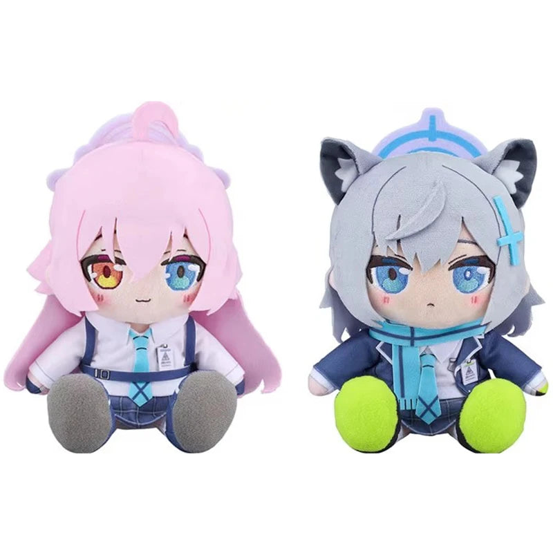 Blue Archive Plush Toy Sunaokami Shiroko Takanashi Hoshino Game Stuffed Doll Cartoon Soft Figurine Gift for Kids Fans Birthday - MyLootWare