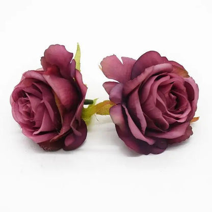 5/10 PCS Artificial Flower Silk Rose For Christmas Home garden Garlands Wall Party Wedding bridal bouquet Diy gift box Hot sales - MyLootWare
