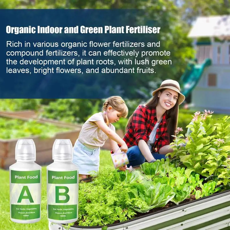 AB Fertilizer Set for Hydroponic Garden Plants - MyLootWare
