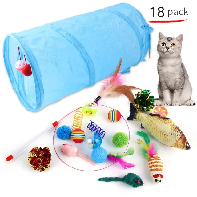 Funny Cat Tent Mouse Supplies Simulation Fish