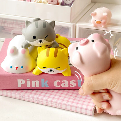 Cute Cartoon Pig Cat Rabbit Dog Desk Pads Mouse