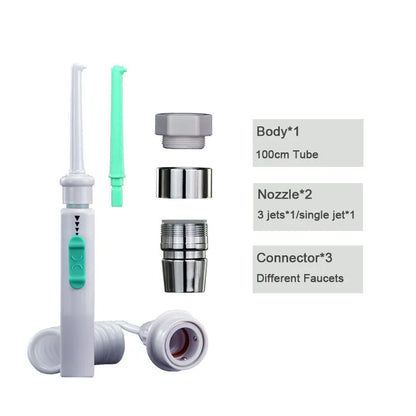 Dental Water Flosser Faucet Oral Irrigator Floss