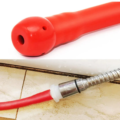 منظف خرطوم بيديه محمول وناعم من السيليكون لتنظيف فوهة الحقنة الشرجية الشخصية، أنبوب 50/100/150/200 سم