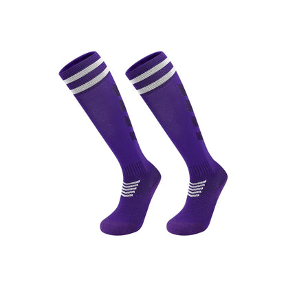 Towel Bottom Soccer Socks Breathable Knee High