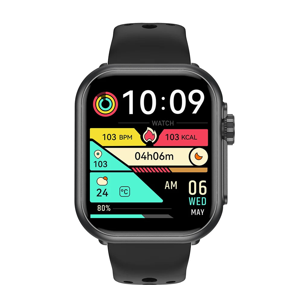 Smart Watch with 1.83-Inch Screen, 24-Hour Health