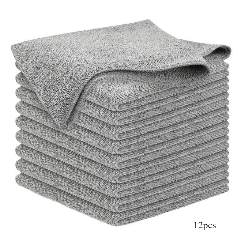 Black Ultra-fine Fiber Dishwashing Cloth, Multifunctional Car Cleaning Cloth,Kichen Accessories Kitchen Towels - MyLootWare