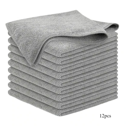 Black Ultra-fine Fiber Dishwashing Cloth, Multifunctional Car Cleaning Cloth,Kichen Accessories Kitchen Towels - MyLootWare