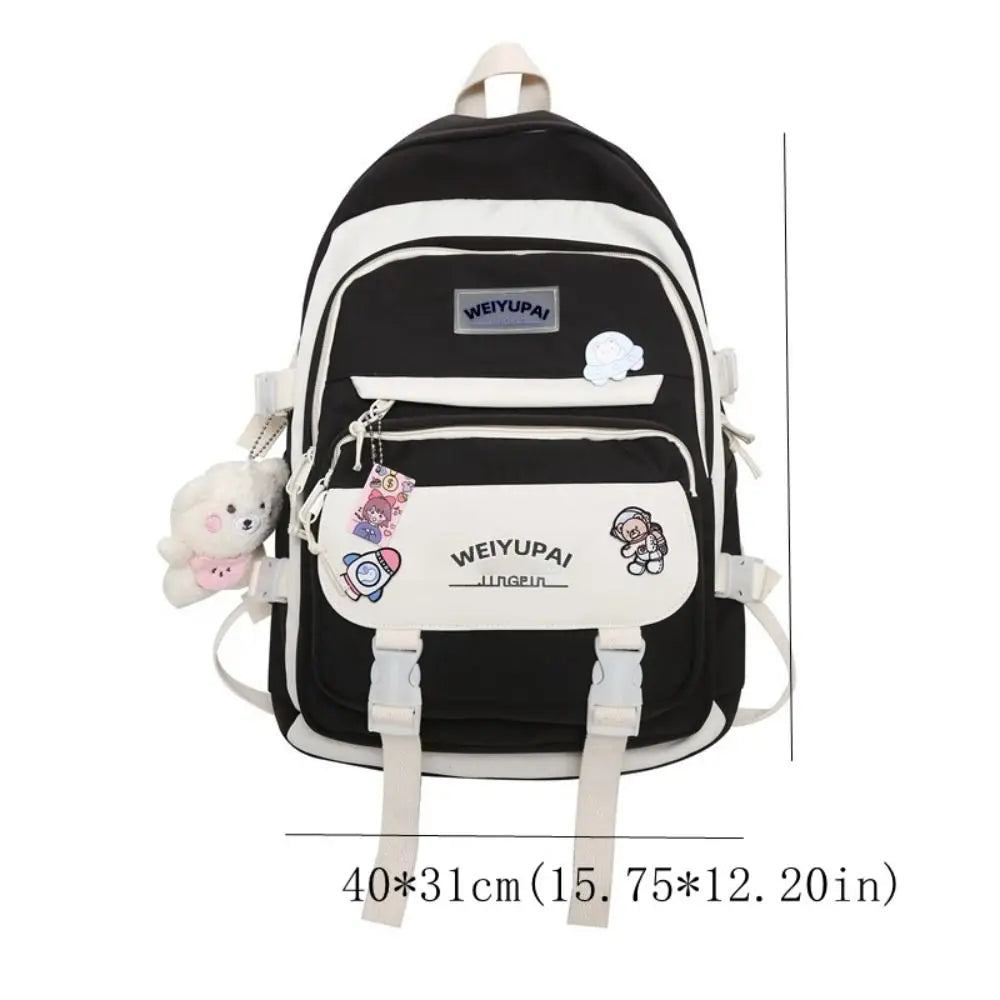 Portable Ins Students School Bags Large Capacity