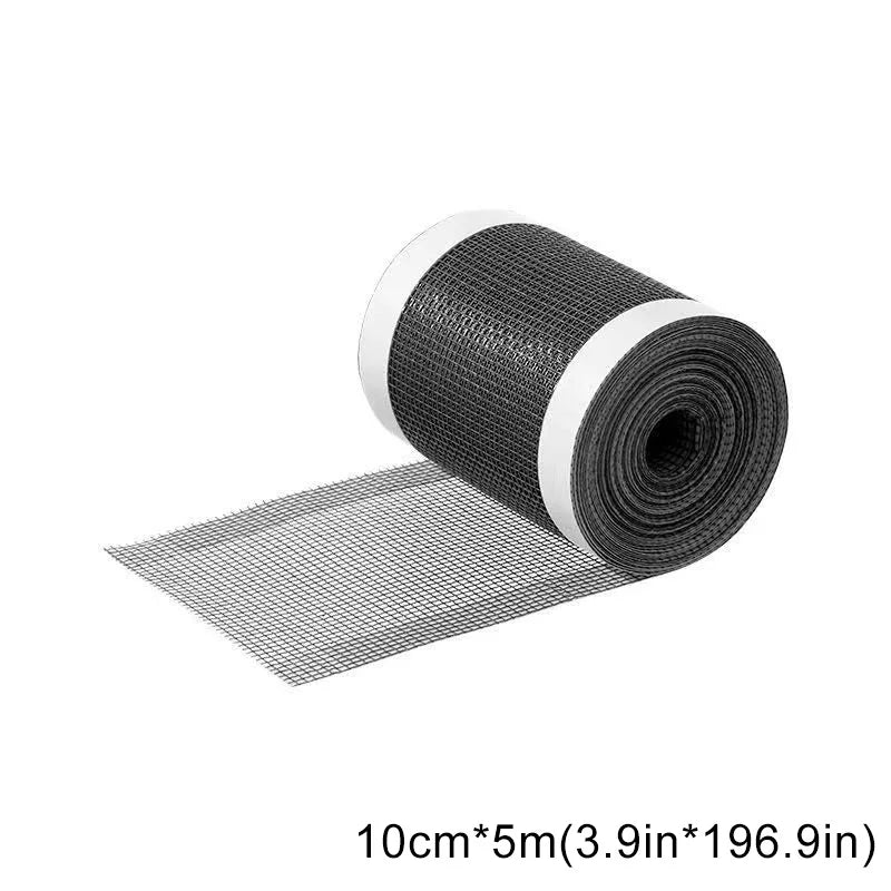 5m/Roll Shower Drain Hair Catcher Self-Adhesive Floor Drain Stickers Disposable Mesh Sink Strainer Filter For Bathroom Kitchen - MyLootWare