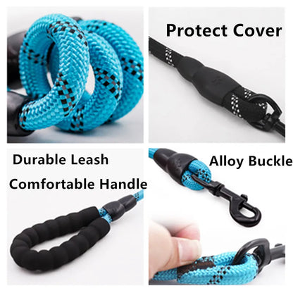 Dog Leash Reflective Short Leashes for Large Dogs