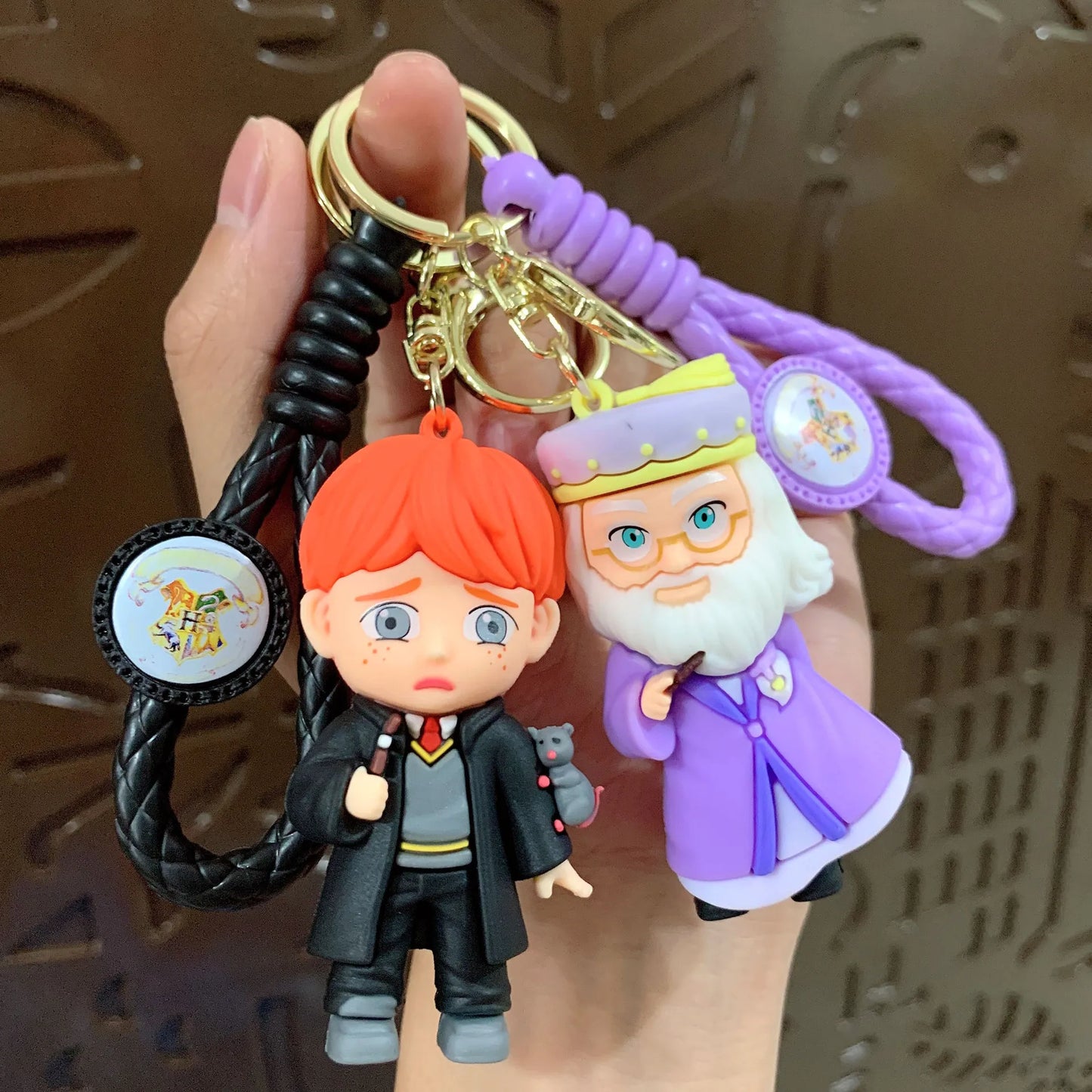 Harry Hogwarts Keychain Cute Cartoon Character Car