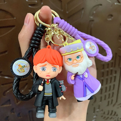 Harry Hogwarts Keychain Cute Cartoon Character Car