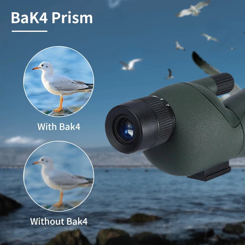 25-75x60 Zoom Spotting Scope ED Lens Powerful Monocular Bak4 Prism Telescope For Outdoor Camping Bird Watching Shooting - MyLootWare