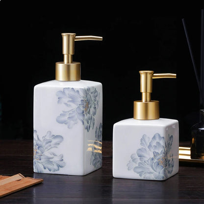 New Chinese ceramic press bottle lotion bottle