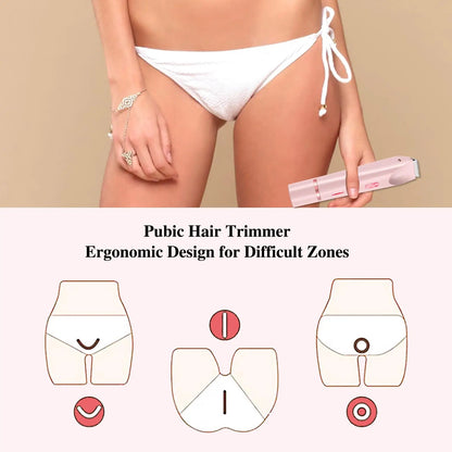 Women's 2-in-1 Electric Bikini Trimmer & Shaver