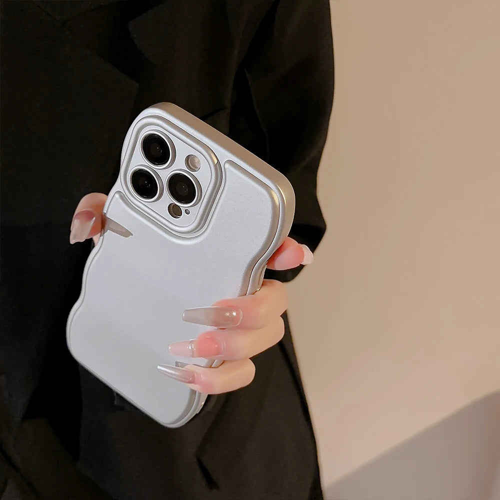 Wave Silicone Shockproof iPhone Case