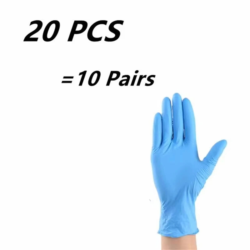 20/50PCS Nitrile Disposable Gloves for Kids 5-12 Years Powder Free Latex Free Gloves for Gardening Painting Cleaning Cooking DIY - MyLootWare