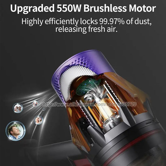 V18B Cordless Vacuum Cleaner, 550W/45Kpa,