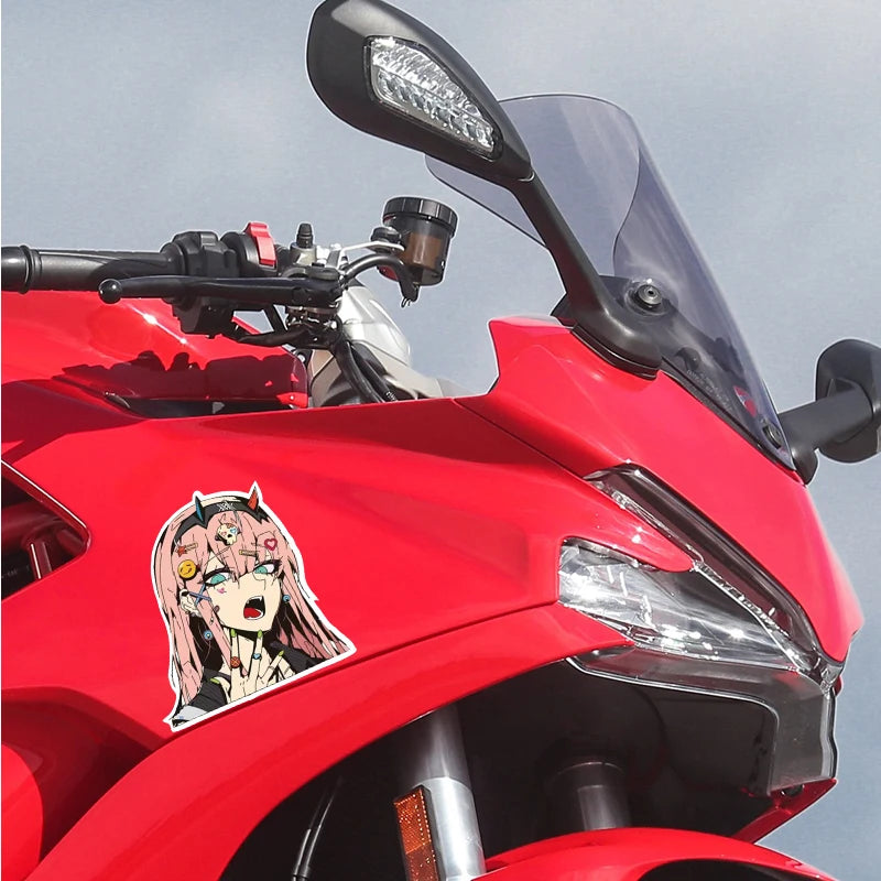 Anime stickers car stickers anime 2D cypunk car motorcycle waterproof reflective stickers - MyLootWare