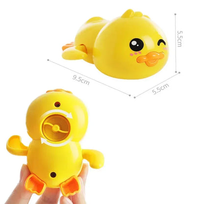 Bath Toys Cute Swimming Duck Bath Toys for Toddlers 1-3 Floating Wind Up Toys for Boy Girl New Born Baby Bathtub Toddler Toys - MyLootWare