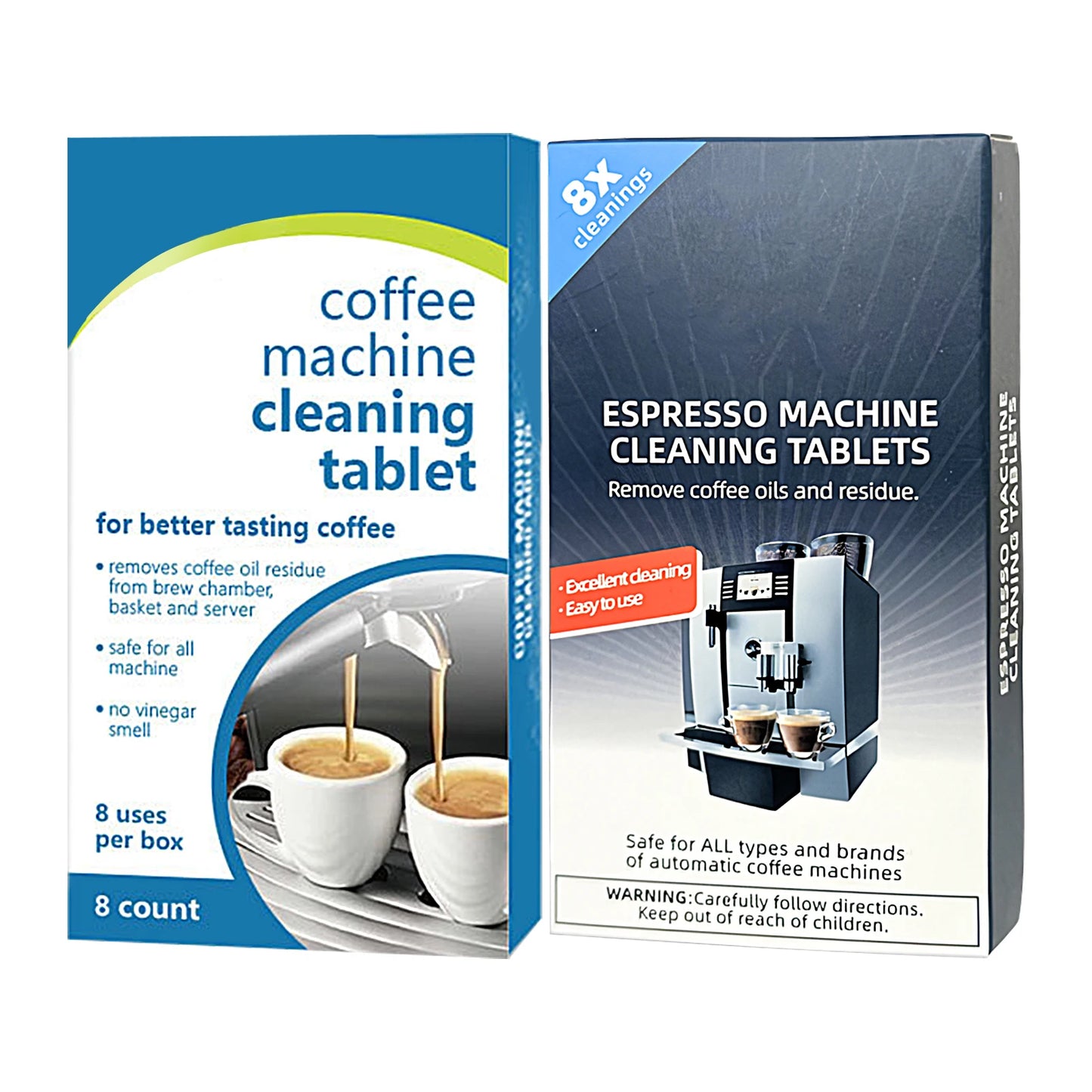 Coffee machine cleaning tablets 8 tablets coffee