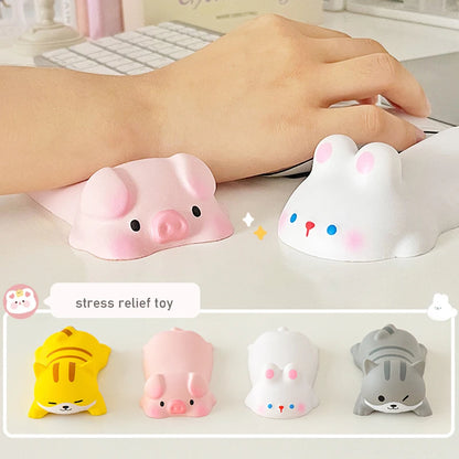 Cute Cartoon Pig Cat Rabbit Dog Desk Pads Mouse