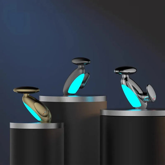 New Arrival Basin Faucets Gray Bathroom LED Sink