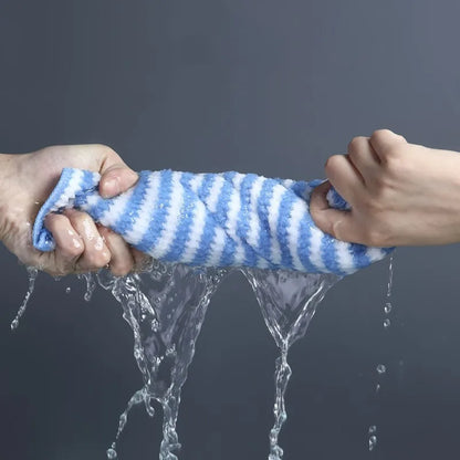 30x30cm 10/5/3PCS Kitchen Scouring Pad Towel Dishcloth Household Rags Gadget Microfiber Non-stick Oil Table Cleaning Cloth Wipe - MyLootWare